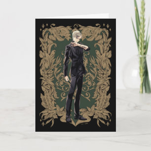 Anime Draco Malfoy utsmyckad ram Kort