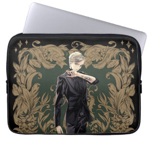 Anime Draco Malfoy utsmyckad ram Laptop Fodral