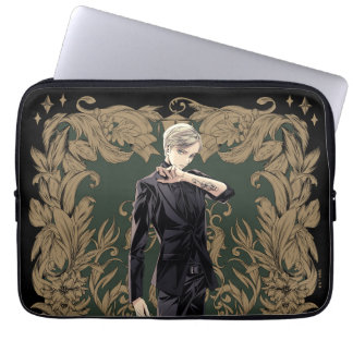 Anime Draco Malfoy utsmyckad ram Laptop Fodral