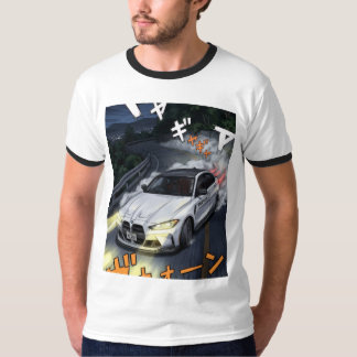 Anime Drift BMW Street Racing Grafisk T-Shirt | JD
