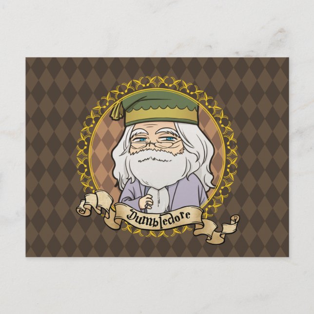 Anime Dumbledore Vykort (Framsida)