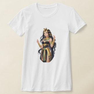 Anime egyptisk farao drottning – Majestätisk kungl T Shirt