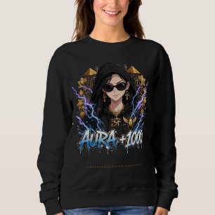 Anime egyptisk farao tjej Aura plus 1000 Streetw T Shirt