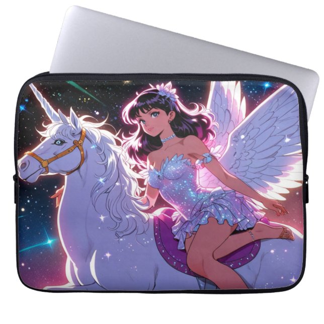 Anime Enhörning  Laptop Fodral (Framsidan)