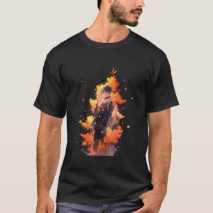 Anime Fall Autumn Falling Löv japansk Otaku Bo T Shirt
