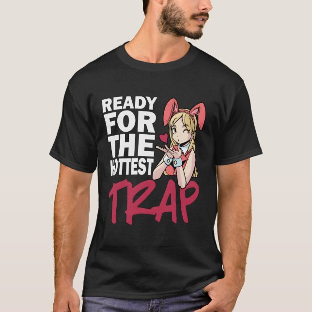 Anime fem överkant t shirt (Framsida)
