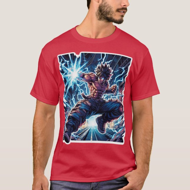 Anime Fighter T-Shirt (Framsida)