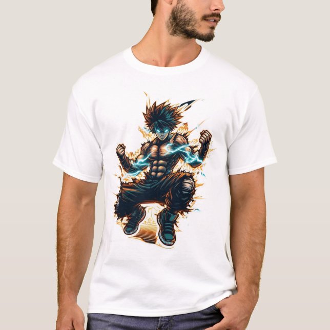 Anime Fighter T-Shirt (Framsida)