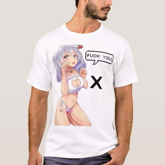 Anime Figurer Girl Japansk Foxy Sexy Cat Ea T Shirt (Framsida)
