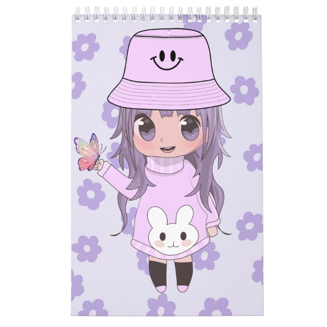 anime flicka kalender (Omslag)