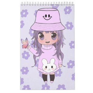 anime flicka kalender