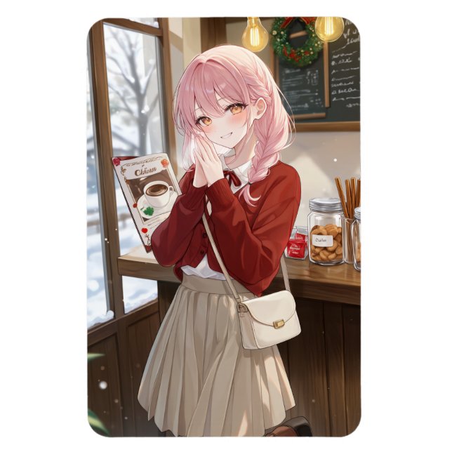 Anime Flicka Magnet (Vertikal)