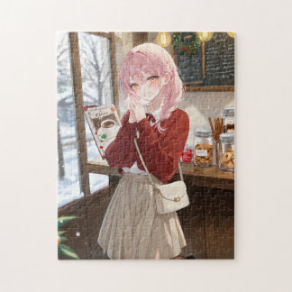 Anime Flicka Pussel