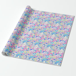 Anime Flickas födelsedagssvällning Papprare Presentpapper