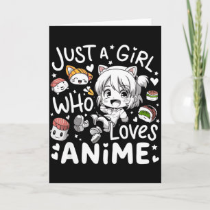 Anime för tonårsflickor bara en tjej som älskar an kort