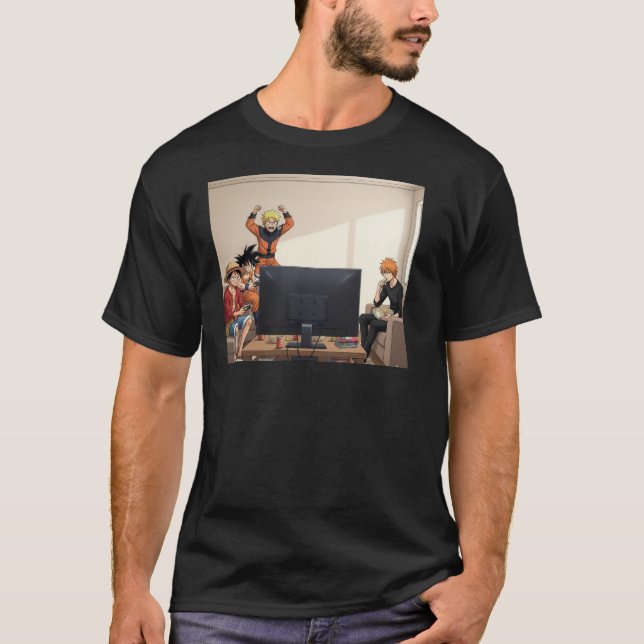 Anime Friends Couch Co-Op T-shirt (Framsida)