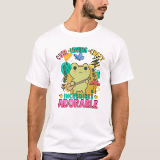Anime Frog Mushroom - Cute Kawaii - Loving Crazy A T Shirt