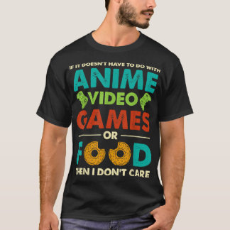 ANIME GAMES BRA, bry inte japansk Manga Kawai T Shirt