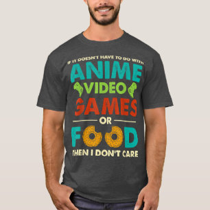 ANIME GAMES BRA, Don†t Care Japansk Manga Kaw Shirt