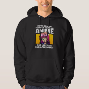 Anime Gift För manar Women Anime Merch Anime Älska Hoodie