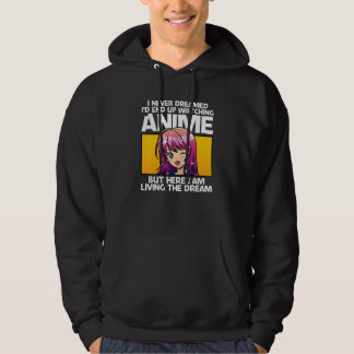 Anime Gift För manar Women Anime Merch Anime Älska Hoodie