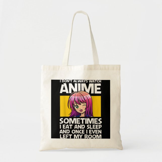 Anime Gift for Women Tonåring Girls Manar Anime Me Tygkasse (Framsidan)