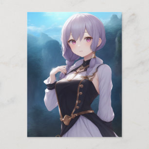 Anime Girl 001 Vykort