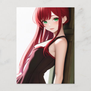 Anime Girl 013 Vykort