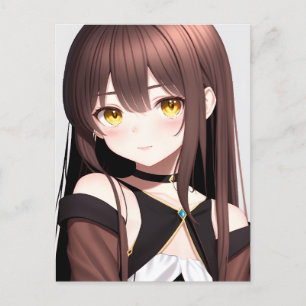 Anime Girl 015 Vykort
