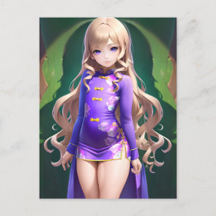 Anime Girl 042 Vykort