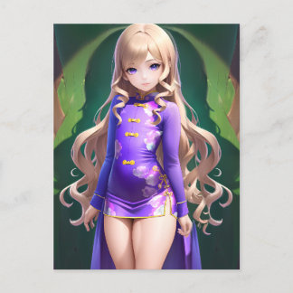 Anime Girl 042 Vykort