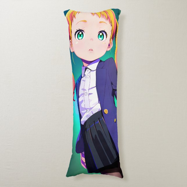 Anime Girl 044 Kroppskudde (Framsidan Vertikal)
