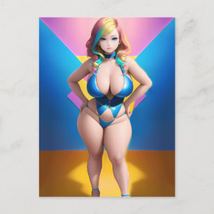 Anime Girl 047 Vykort