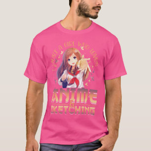 Anime Girl är bara en flicka som Kärlek Anime och  T Shirt