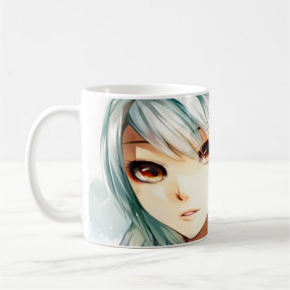Anime girl art kaffemugg