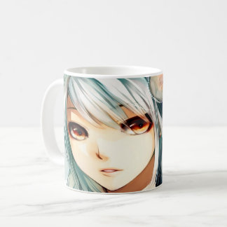 Anime girl art kaffemugg