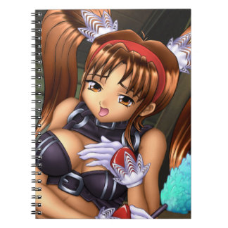 Anime Girl - Baby Anteckningsbok Med Spiral