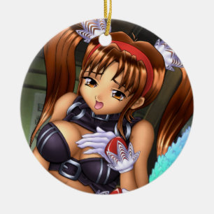 Anime Girl - Baby Julgransprydnad Keramik