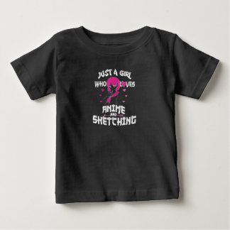 Anime Girl bara en flicka som Kärlek De Kläder Tee