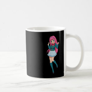 Anime Girl Cute Waifu Japanska Tecknade figurer Kaffemugg