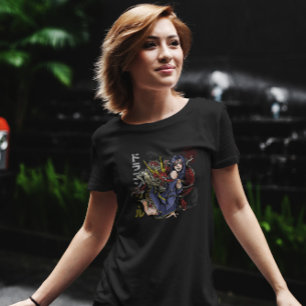Anime Girl Dragon Illustration T Shirt