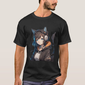 Anime Girl Halloween Costume Otaku Manga Manar Wom T Shirt