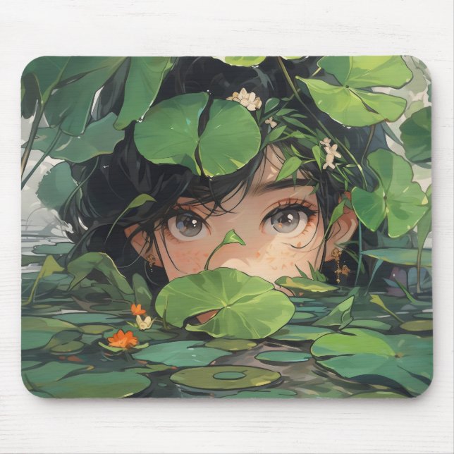 Anime Girl in Pond Musmatta (Framsidan)