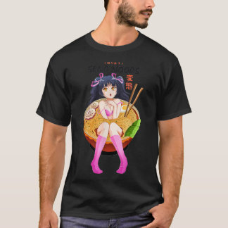Anime Girl Japanese - Send Noods Ramen Noodle Bowl T Shirt
