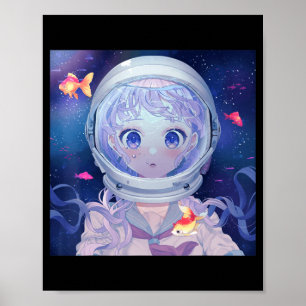 Anime Girl Kawaii Aesthetic Japan Otaku Poster