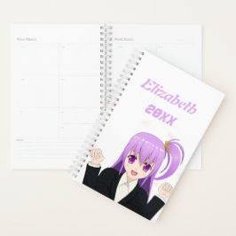 Anime Girl Kawaii Söt rosa 2022