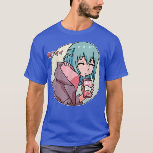 Anime Girl Kawaii Strawberry Mjölk Manga Japanska T Shirt