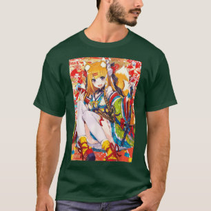 Anime Girl Kawaii Waifu Aesthetic Japan Manga O T Shirt
