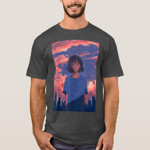 Anime Girl Kawaii Waifu Aesthetic Japan Manga O T Shirt