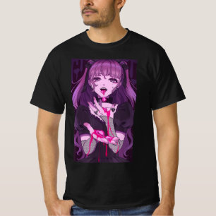 Anime Girl Kawaii Waifu Aesthetic Japan Otaku 8 T Shirt